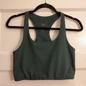 Green Girlfriend Paloma sports bra